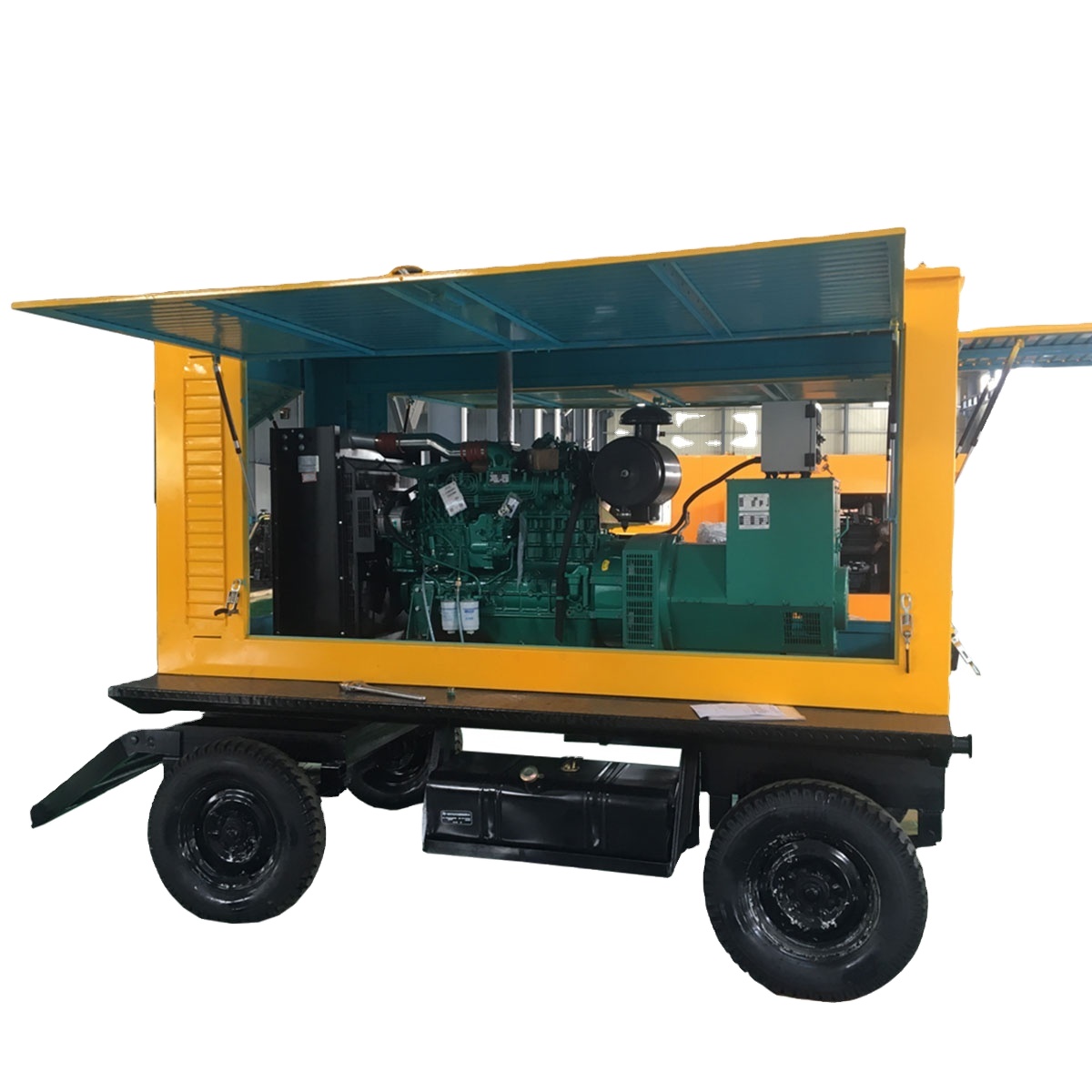 OEM Mobile trailer diesel generator waterproof 32KW/40KVA power silent ...